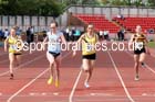 Womens under-17s 100 metres, North Eastern Track and Field Champs, Gateshead Stadium. Photo: David T. Hewitson/Sports for All Pics